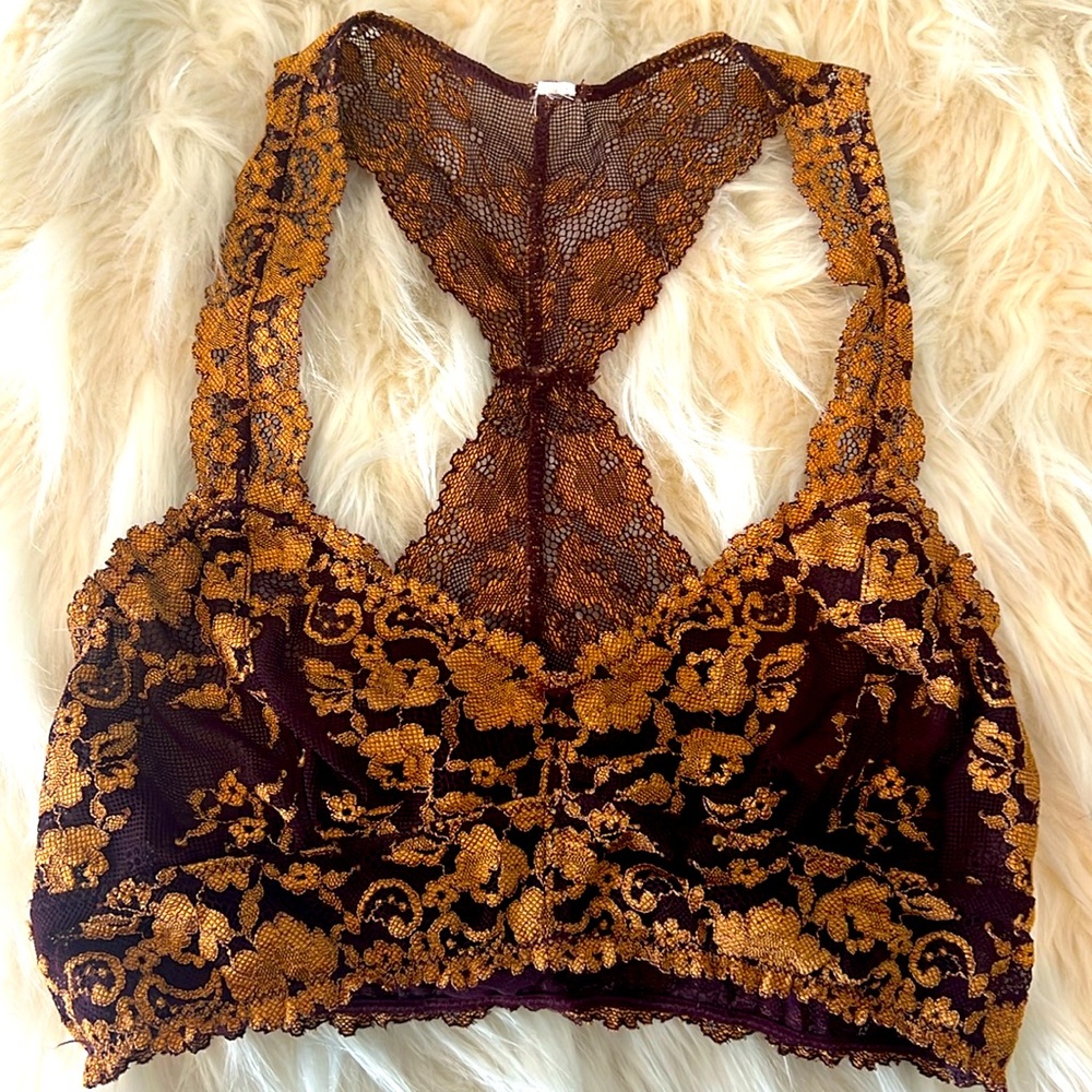 Free People Intimately Lace Bralette Size Small